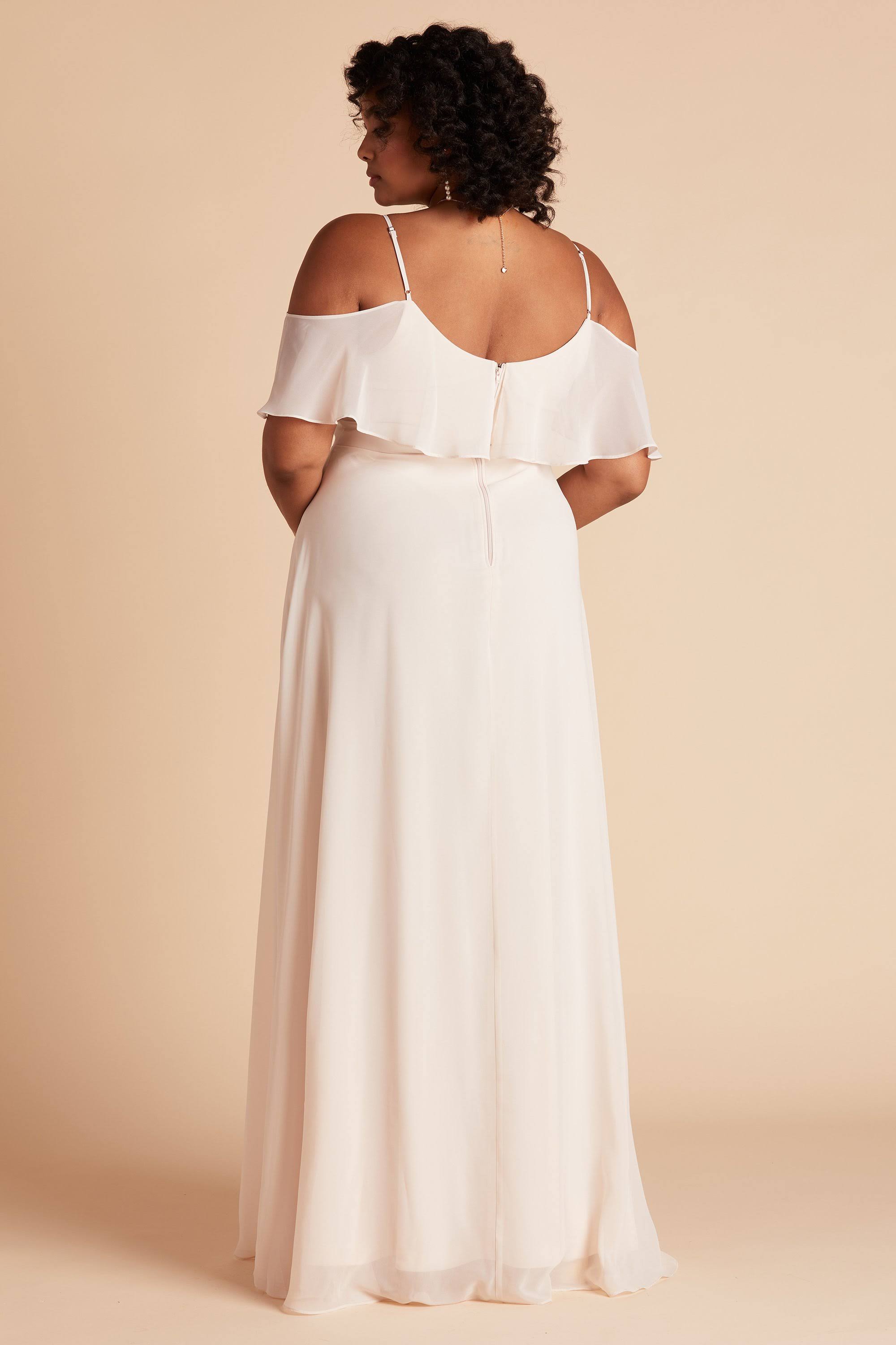 Birdy Grey Jane Plus Size Convertible Chiffon Bridesmaid Dress in Champagne 3X / Champagne
