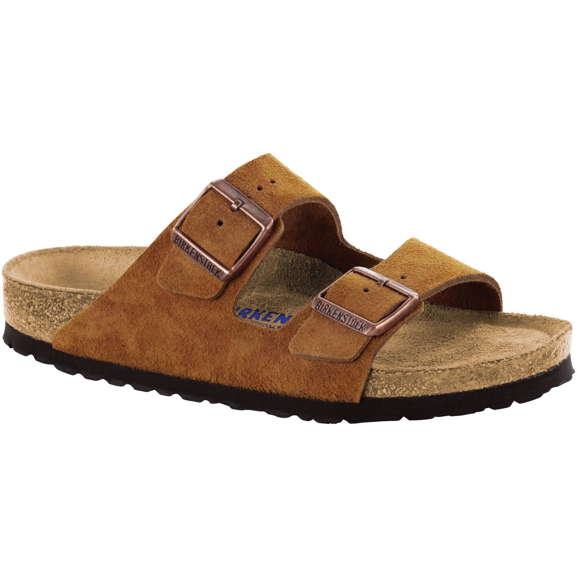 Birkenstock Arizona Soft Footbed (37 Narrow Mink Suede)