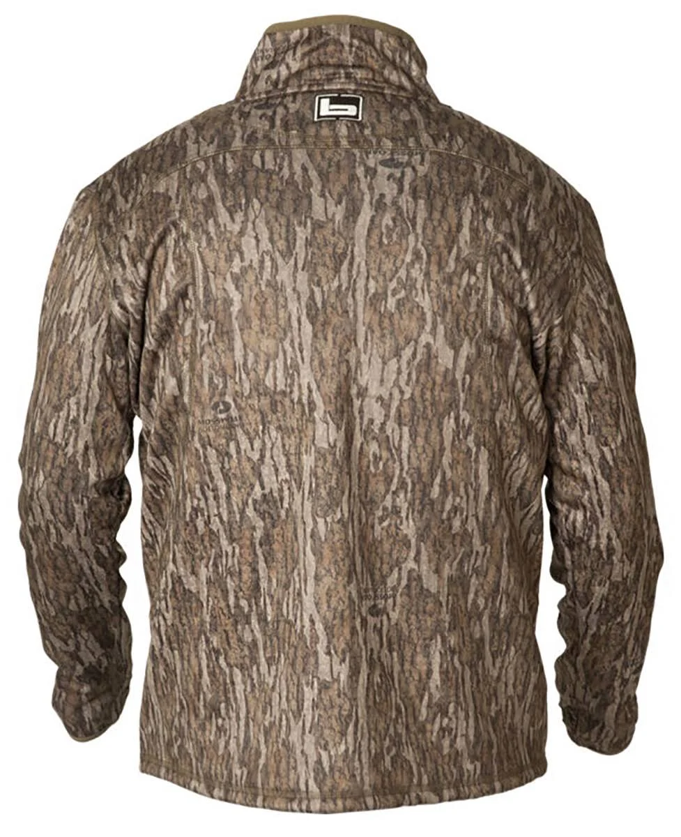 Banded Mid Layer Full Zip Fleece Jacket