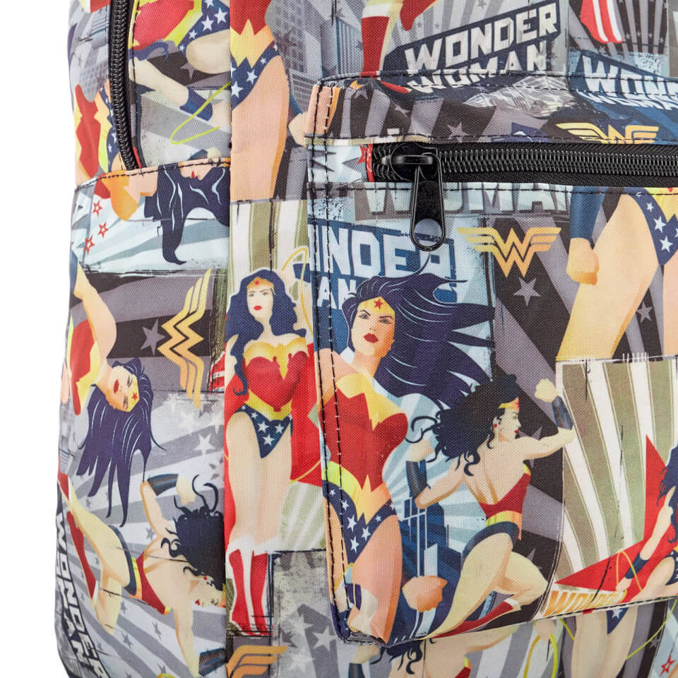 DC Comics Wonder Woman All Over Print Backpack