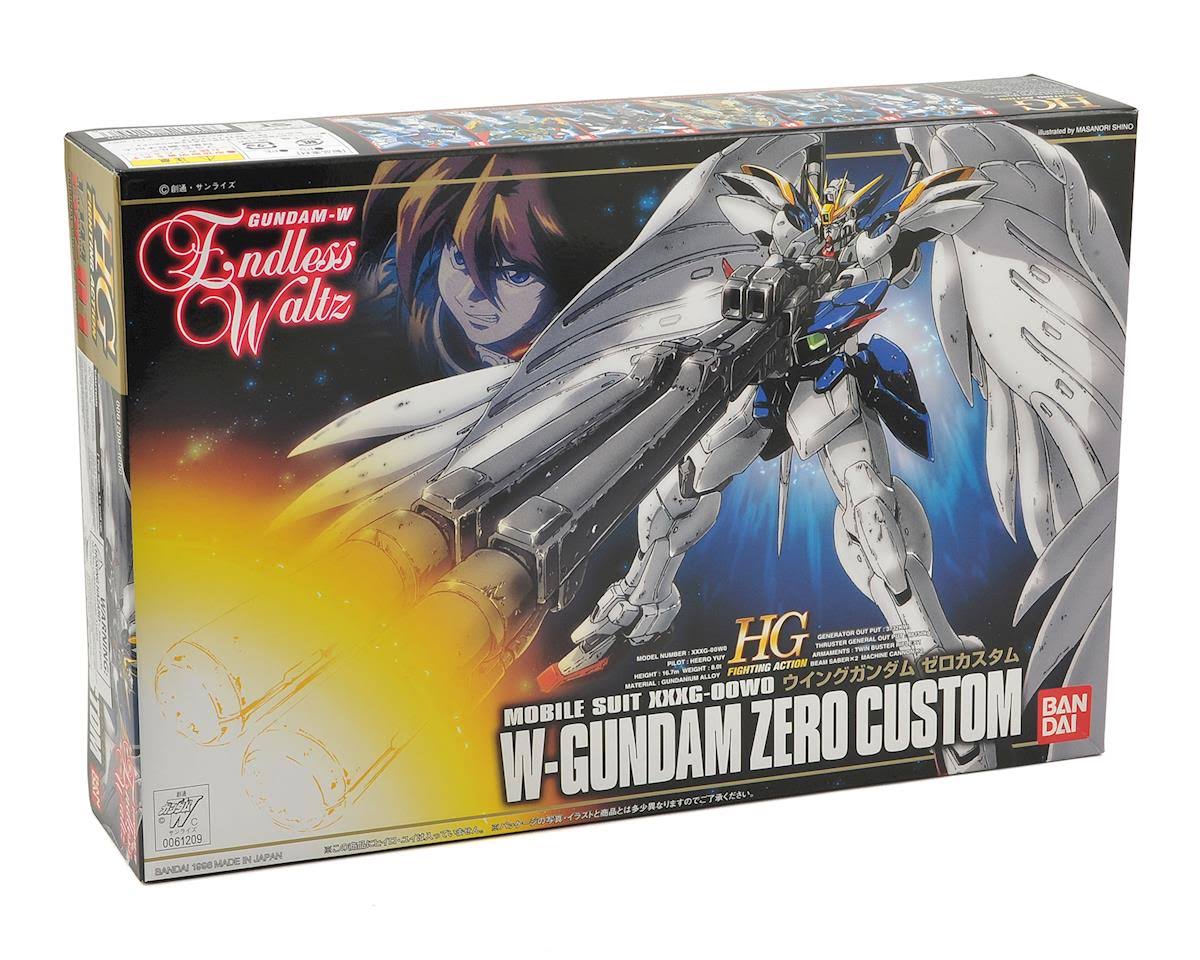 Bandai Hobby Ew-01 Wing Gundam Zero Custom 1/144 HG Model Kit