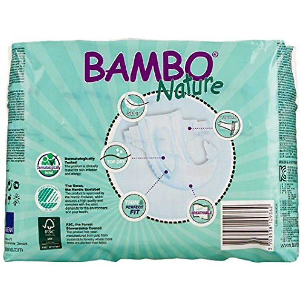 Bambo Nature Premium Eco-Friendly Diapers, 1 Newborn - 168 count