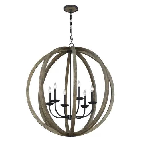 Flavien 6 - Light Unique / Statement Globe Chandelier