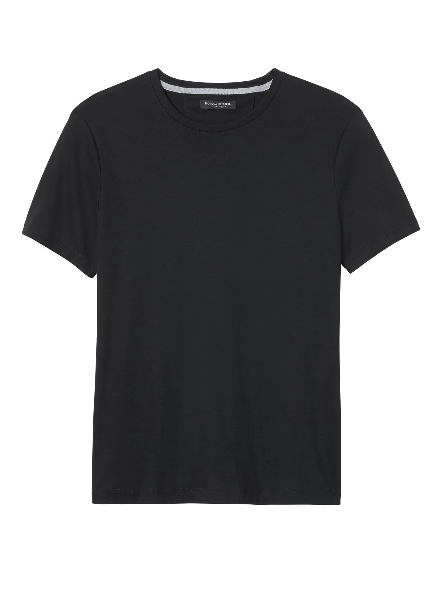 Banana Republic Men's Luxury-Touch Crew-Neck T-Shirt Black Size M