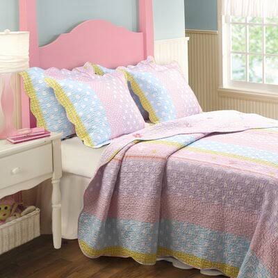 Sandown Pretty Quilt Set Size: Full/Queen