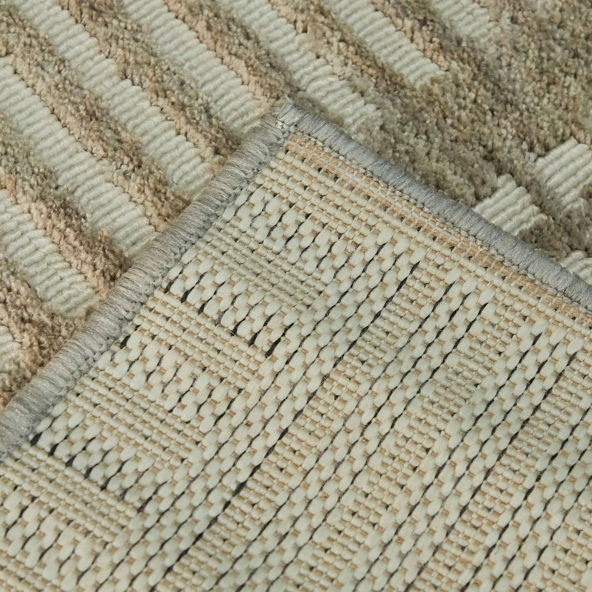 Sinclair Contemporary Area Rug - 7&10x22 x 10& - Tan