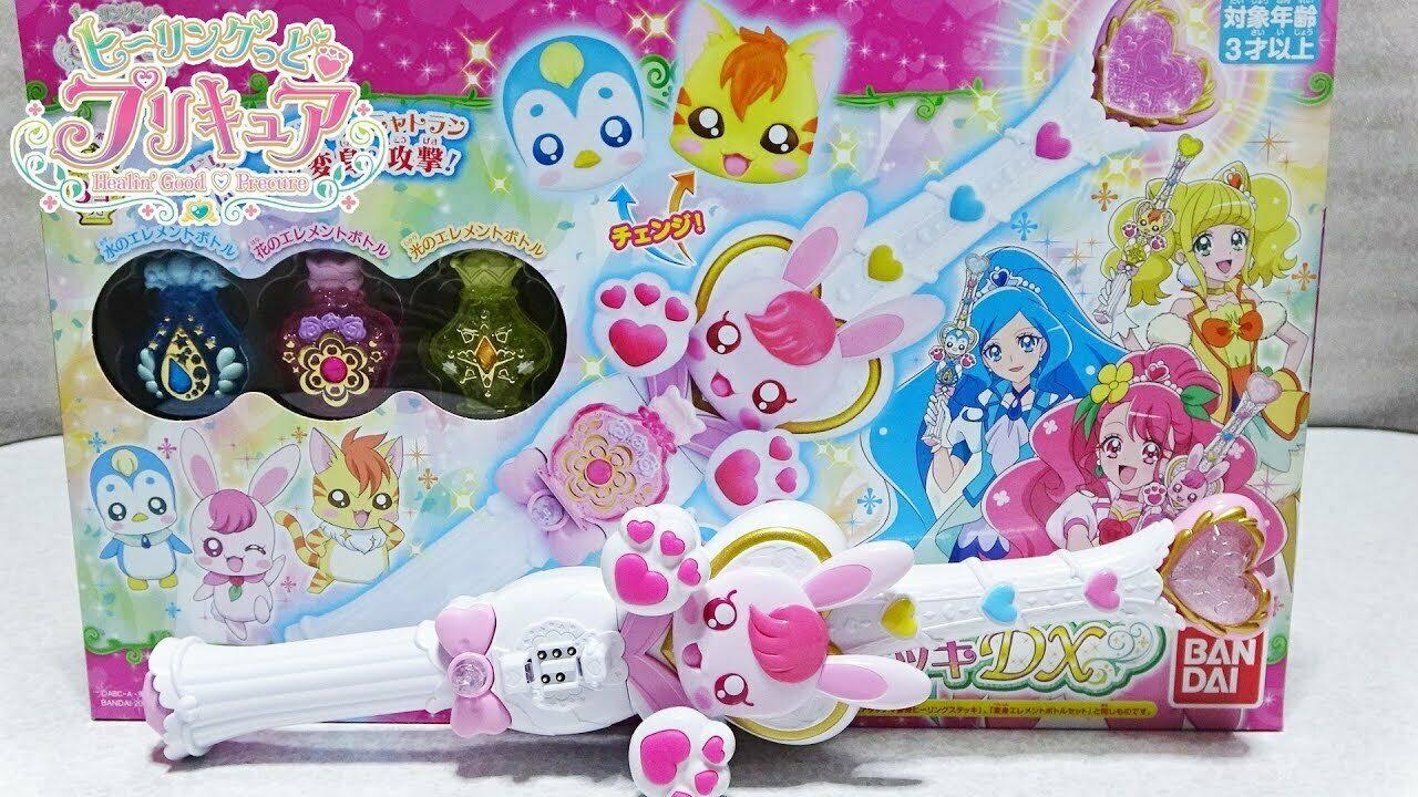 Bandai Healin& Good Precure Cure Touch Makeover Healing Gift DX Stick