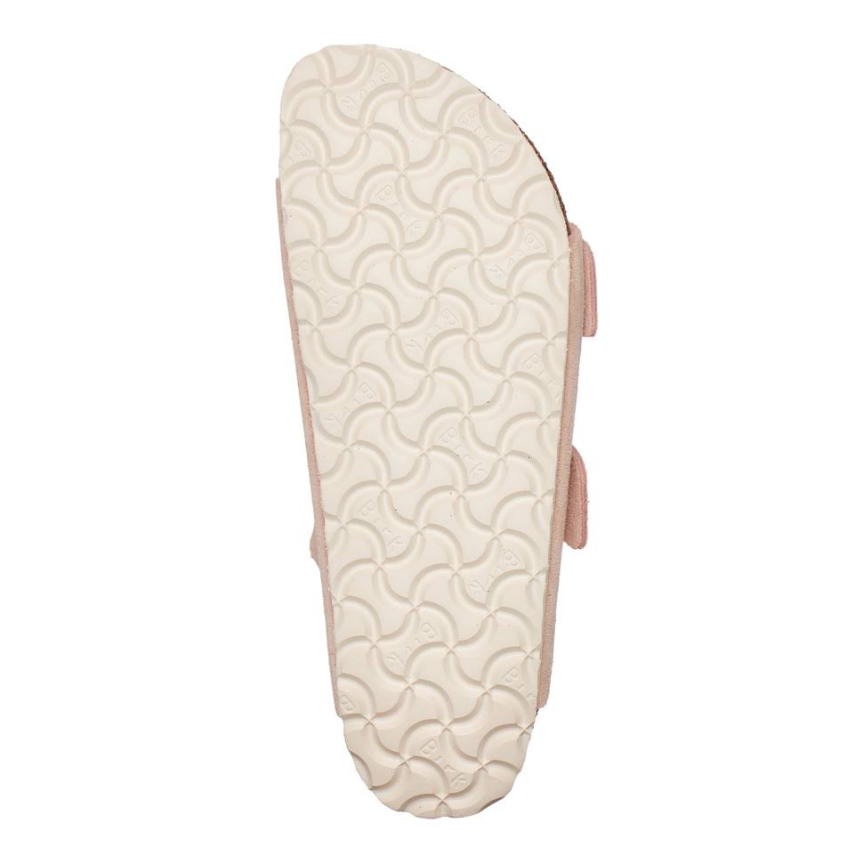 BIRKENSTOCK Arizona Light Rose Suede Two Bar Mules Size: 39, Light Rose