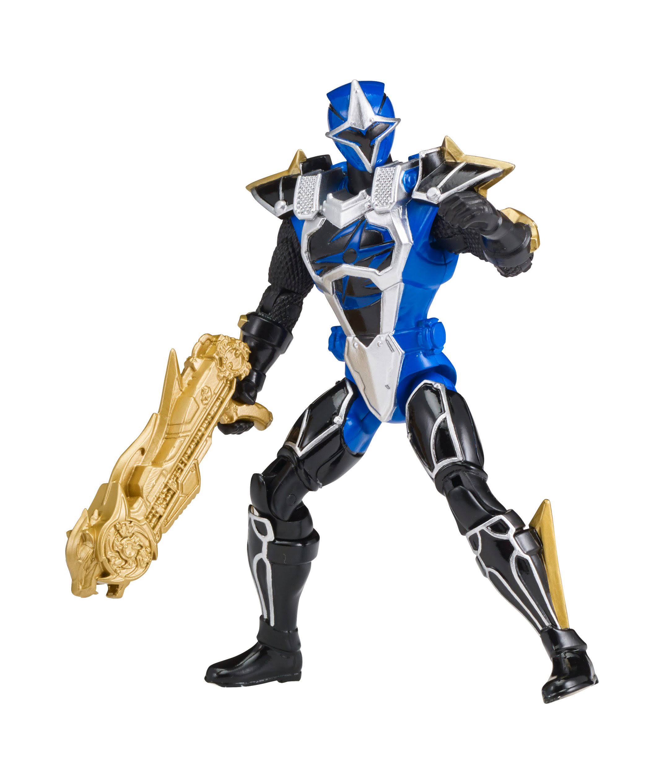 Power Rangers Super Ninja Steel Ninja Super Steel Mode Blue Ranger Action Figure