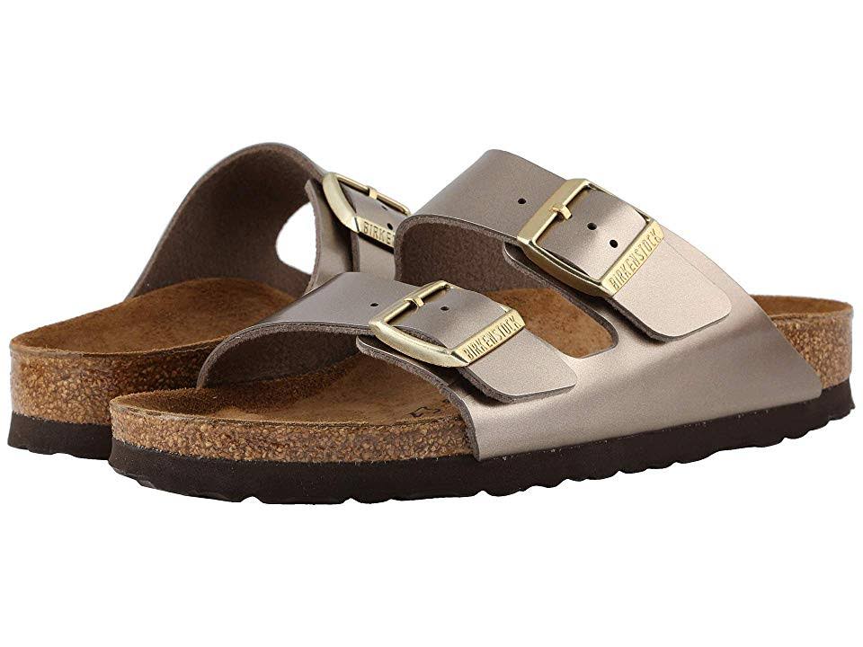 Birkenstock Arizona Birko-Flor Electric Metallic Taupe 37 / Narrow
