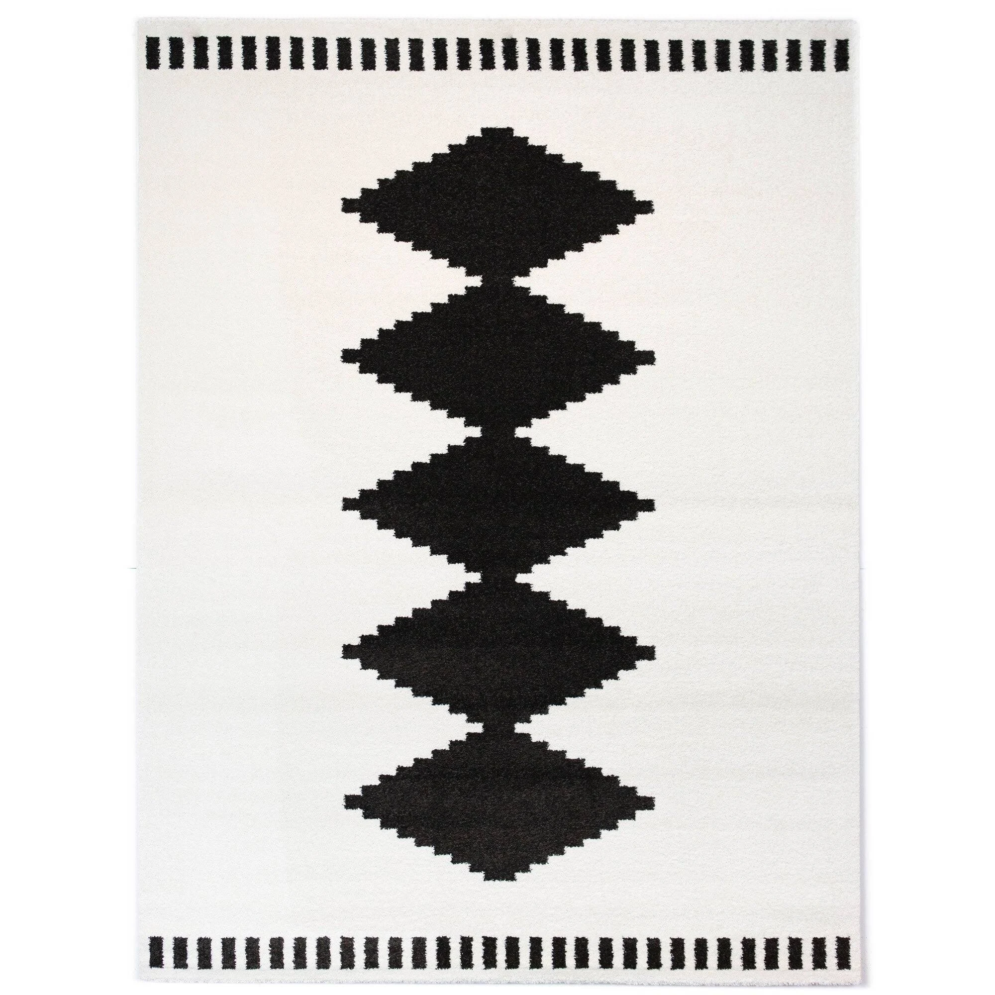 Balta Nisha White 5 ft. x 7 ft. Area Rug