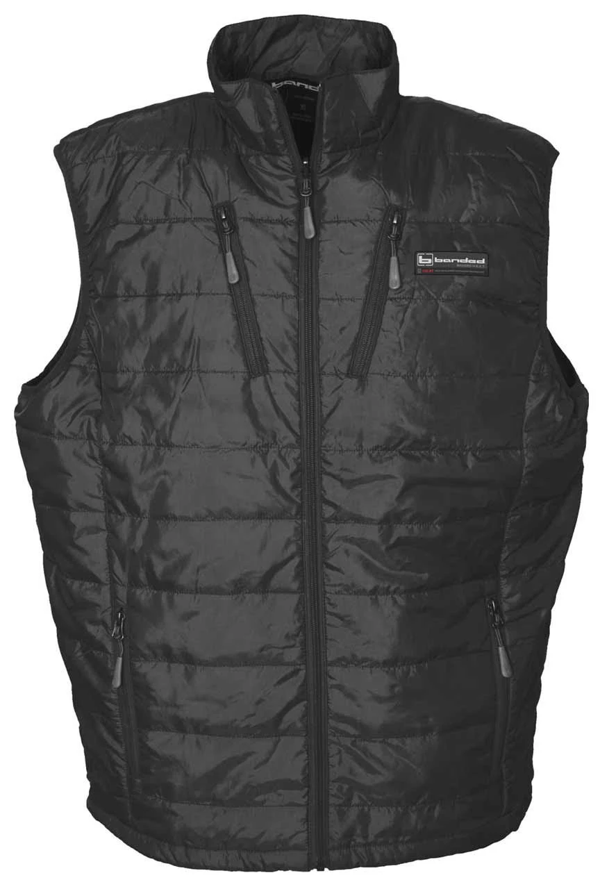Banded H.E.A.T Insulated vest-Black