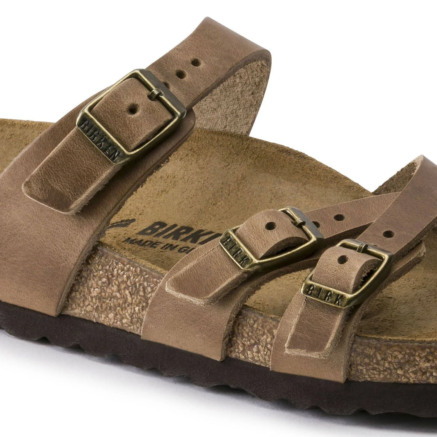 Birkenstock Women's Franca Sandal - 37 - Tobacco Oiled Leather