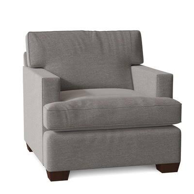 Anastagio 36x22 Wide Armchair Birch Lane Body Fabric: Sunbrella Flagship Pewter