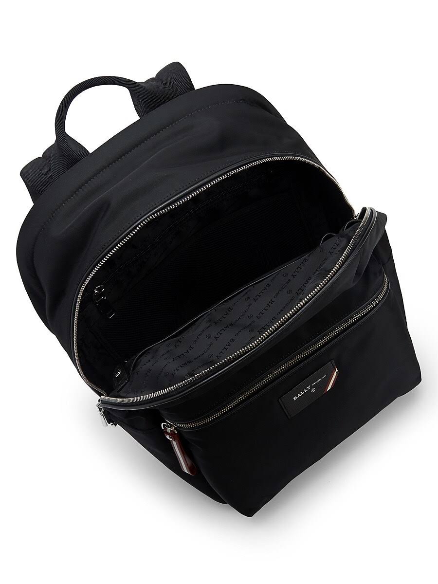 Bally Ferey Nylon Backpack - Black