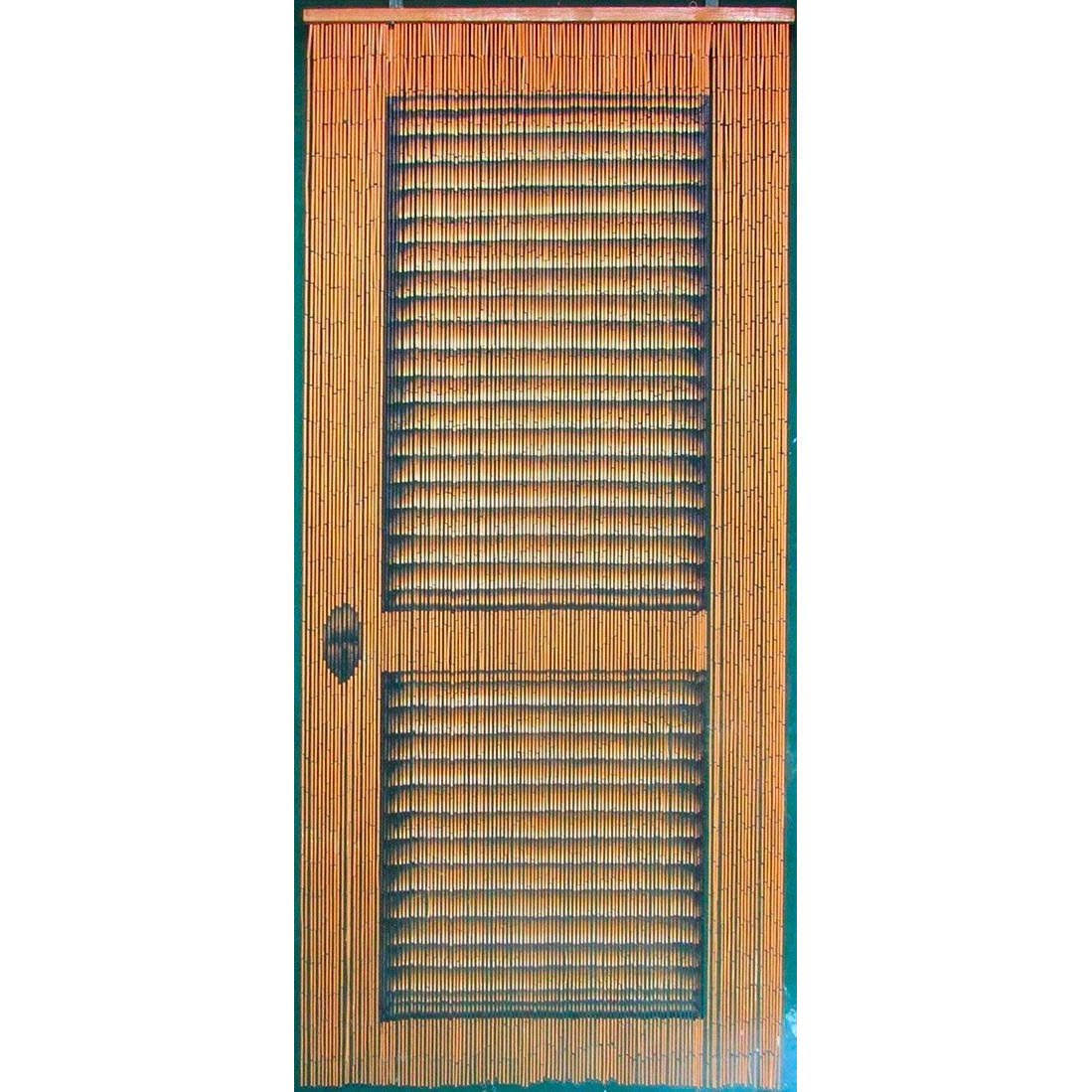 Louvre Door Curtain 125 Strands - Bamboo54 - 53008