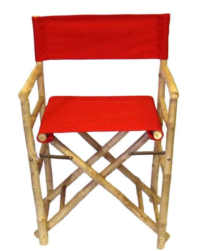 Bamboo Folding Director&s Chair [Set of 2]