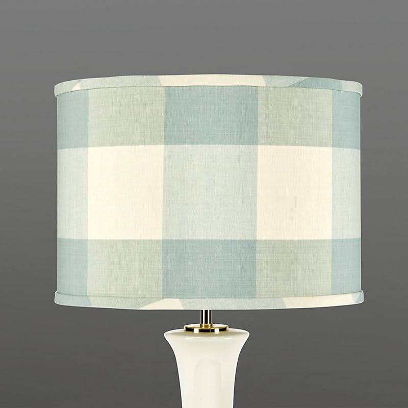 Buffalo Check Lamp Shade Taupe 14x22 - Ballard Designs