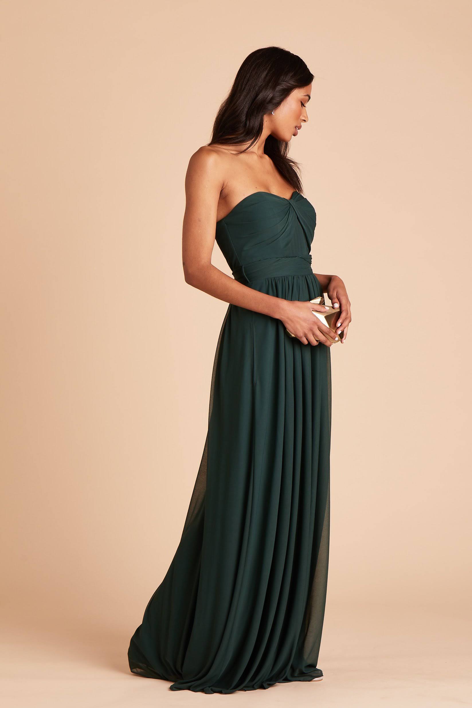 Birdy Grey Chicky Convertible Bridesmaid Dress in Emerald Xs / Emerald