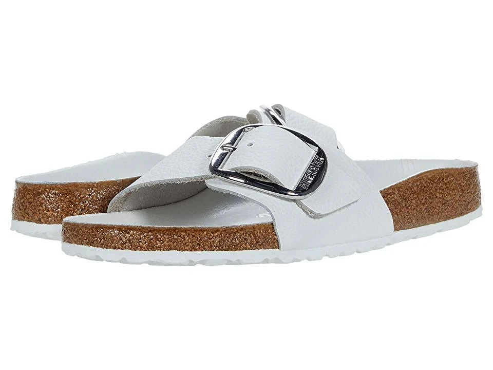 Birkenstock Women's Madrid Big Buckle White Leather