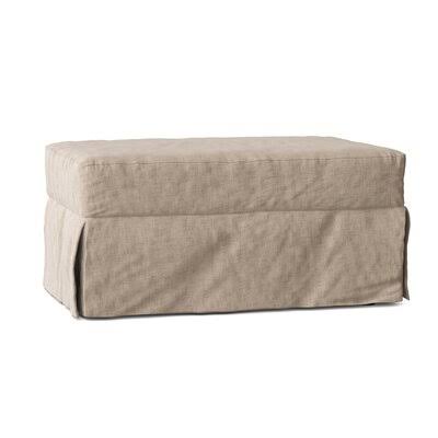 Birch Lane Fairchild 44x22 Rectangle Standard Ottoman Body Fabric: Lucas Hemp
