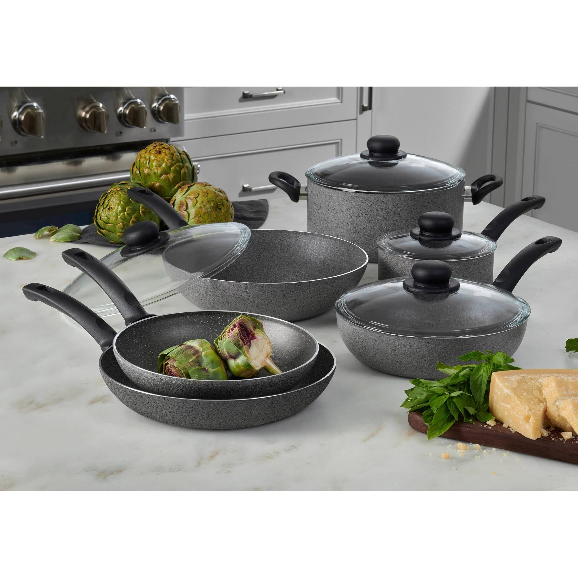 Ballarini Asti 10pc Cookware Set, Size: 10-Pieces, Gray