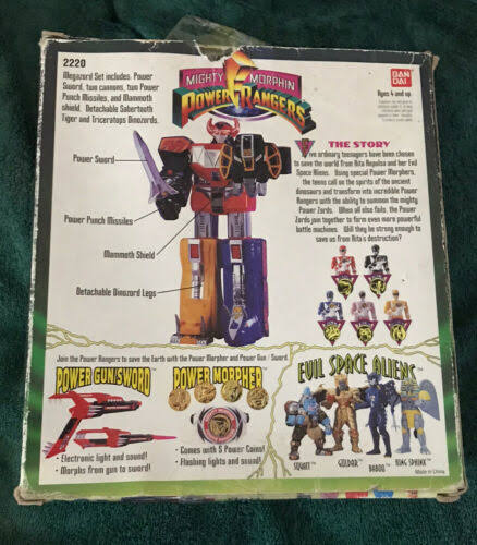 Megazord Mighty Morphin Power Rangers Power Punch Figure