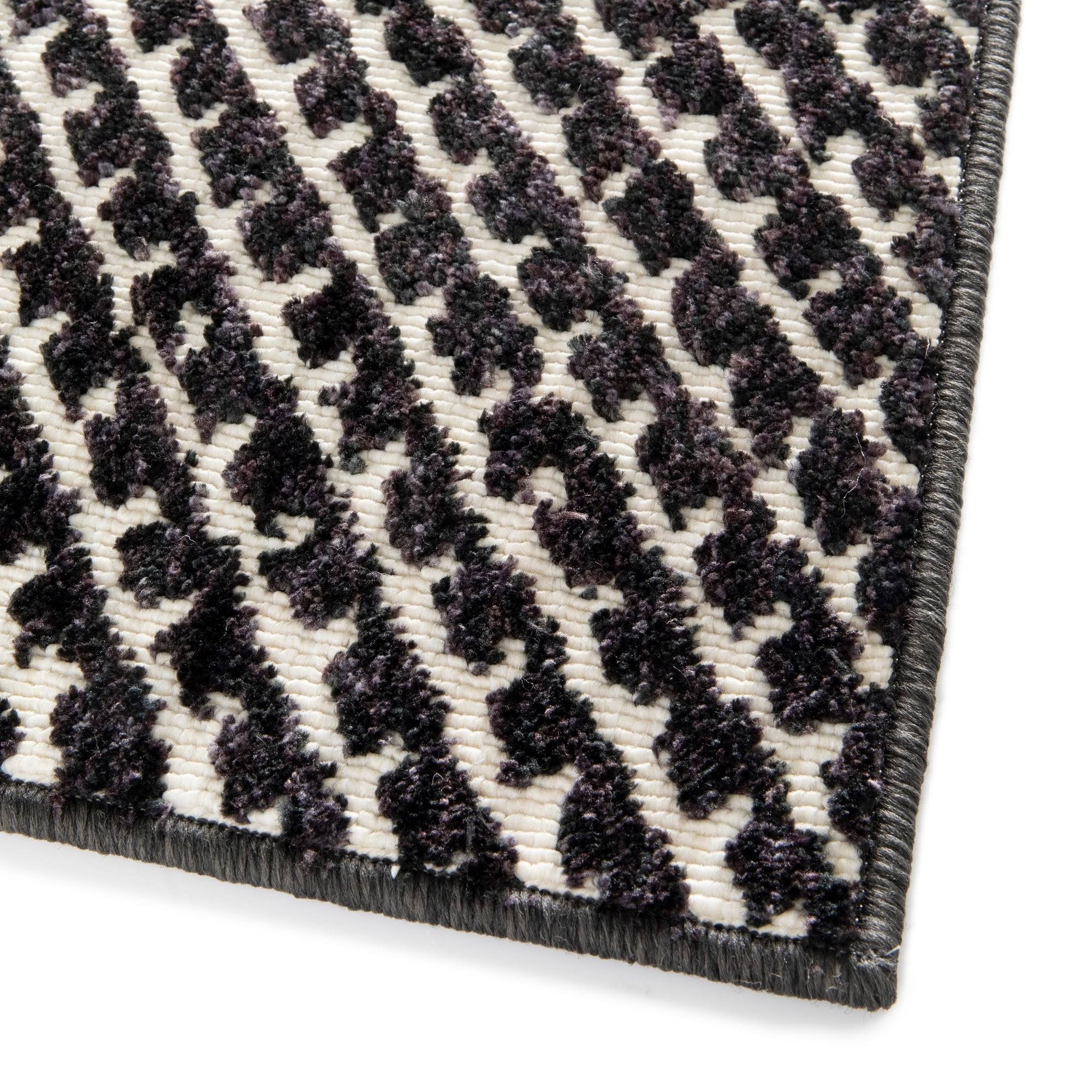 Whitaker Abstract Area Rug - 2&7x22 x 7& Runner - Charcoal