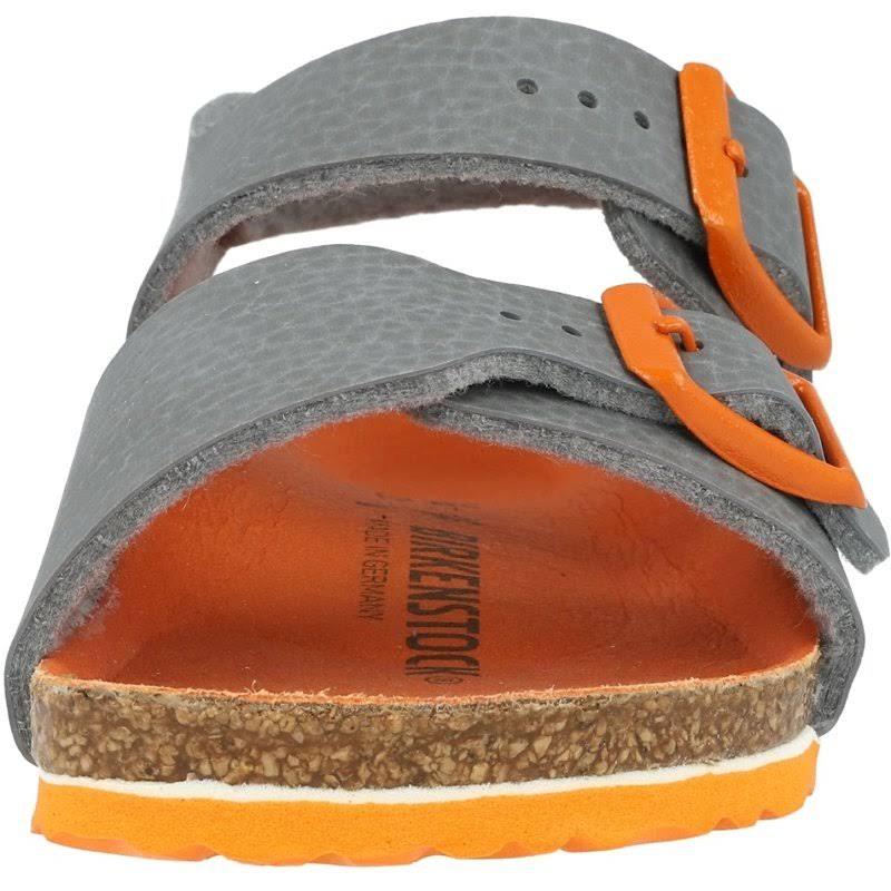 Birkenstock New York Birko Flor Narrow Kids Sandals - Desert Soil Vibrant Gray