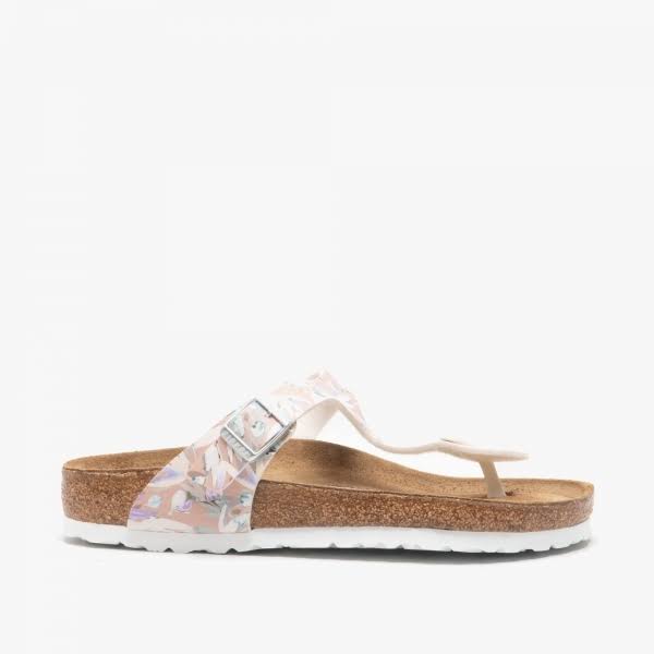 Birkenstock Gizeh Birko-Flor Floral Fades Crystal Rose Thong Sandals
