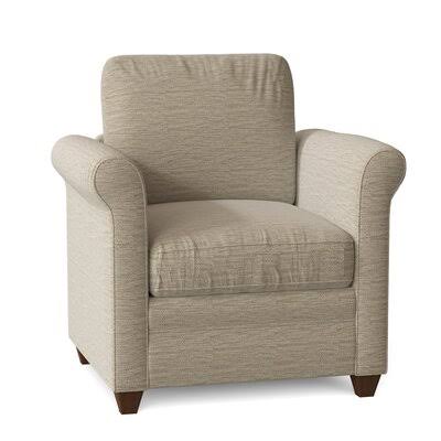 Birch Lane Allensby 35x22 Wide Armchair Body Fabric: Vault Pearl