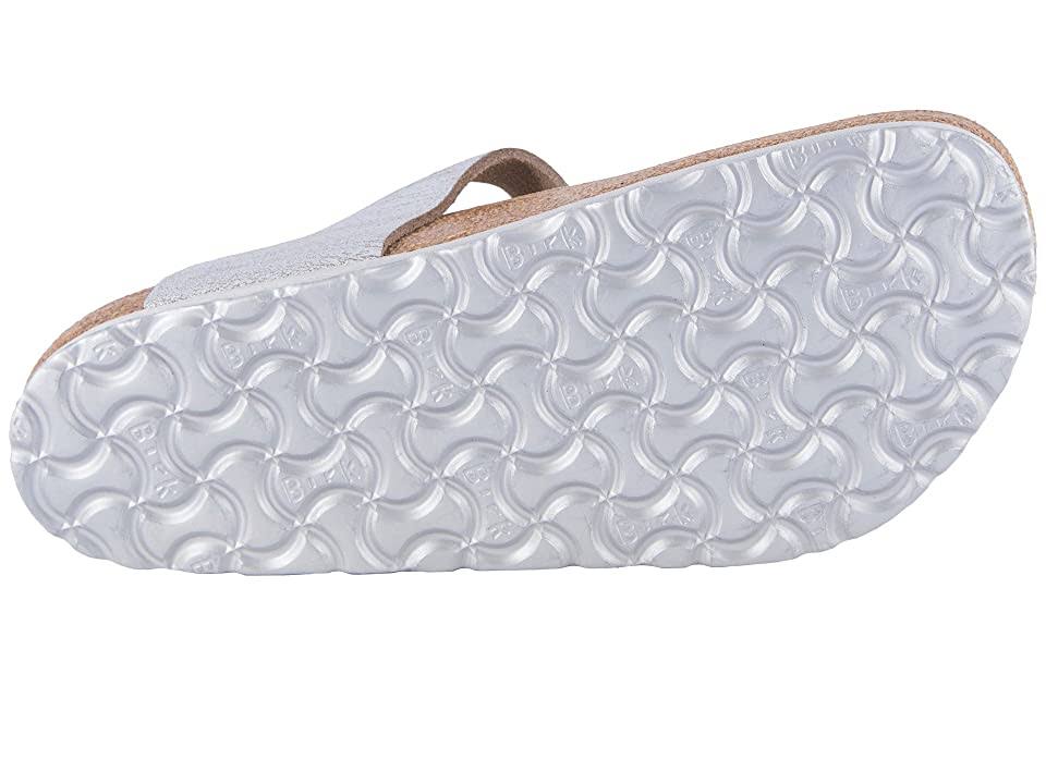 Birkenstock Women's Gizeh Sandal - 40 - Washed Metallic Blue