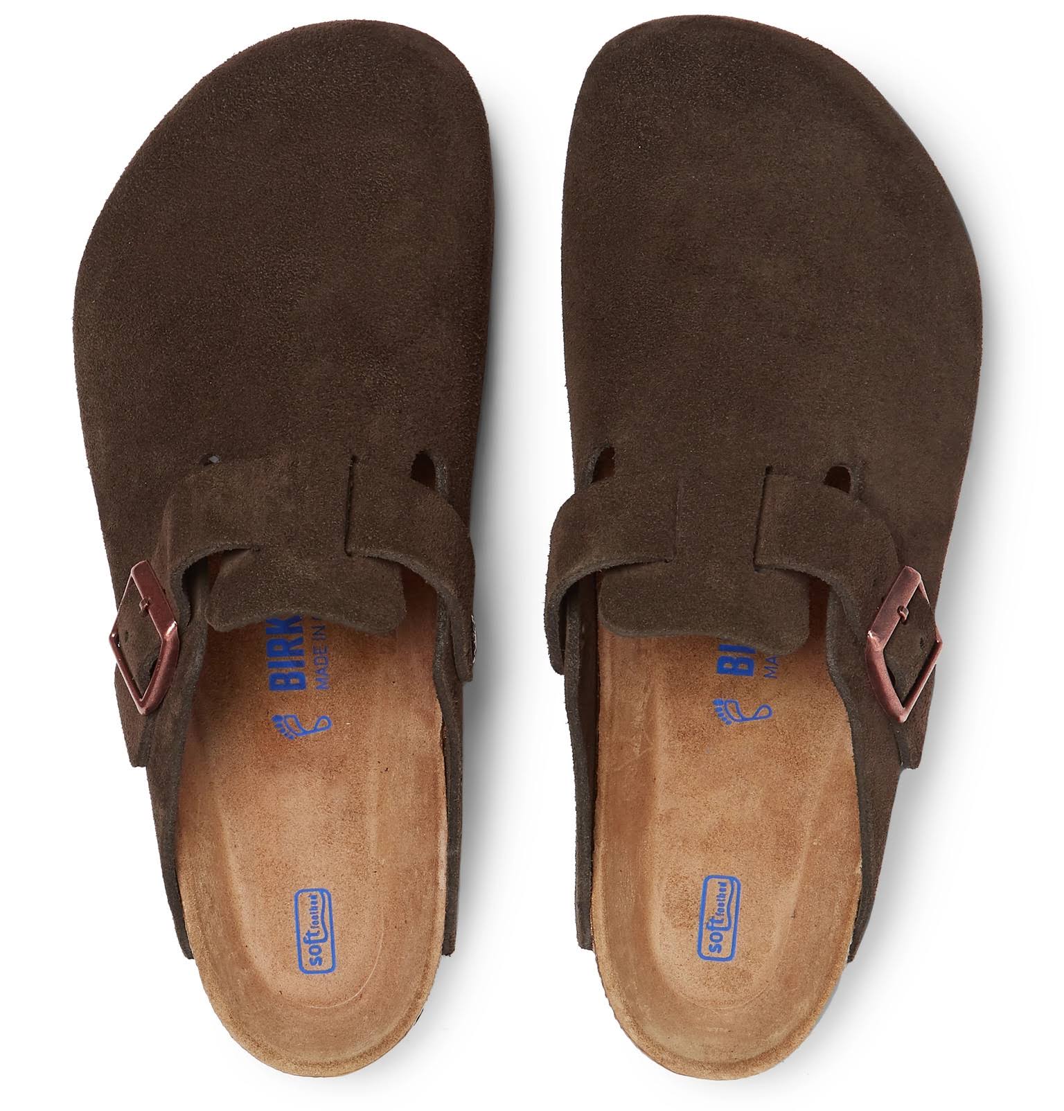 Birkenstock Boston Mocha Suede