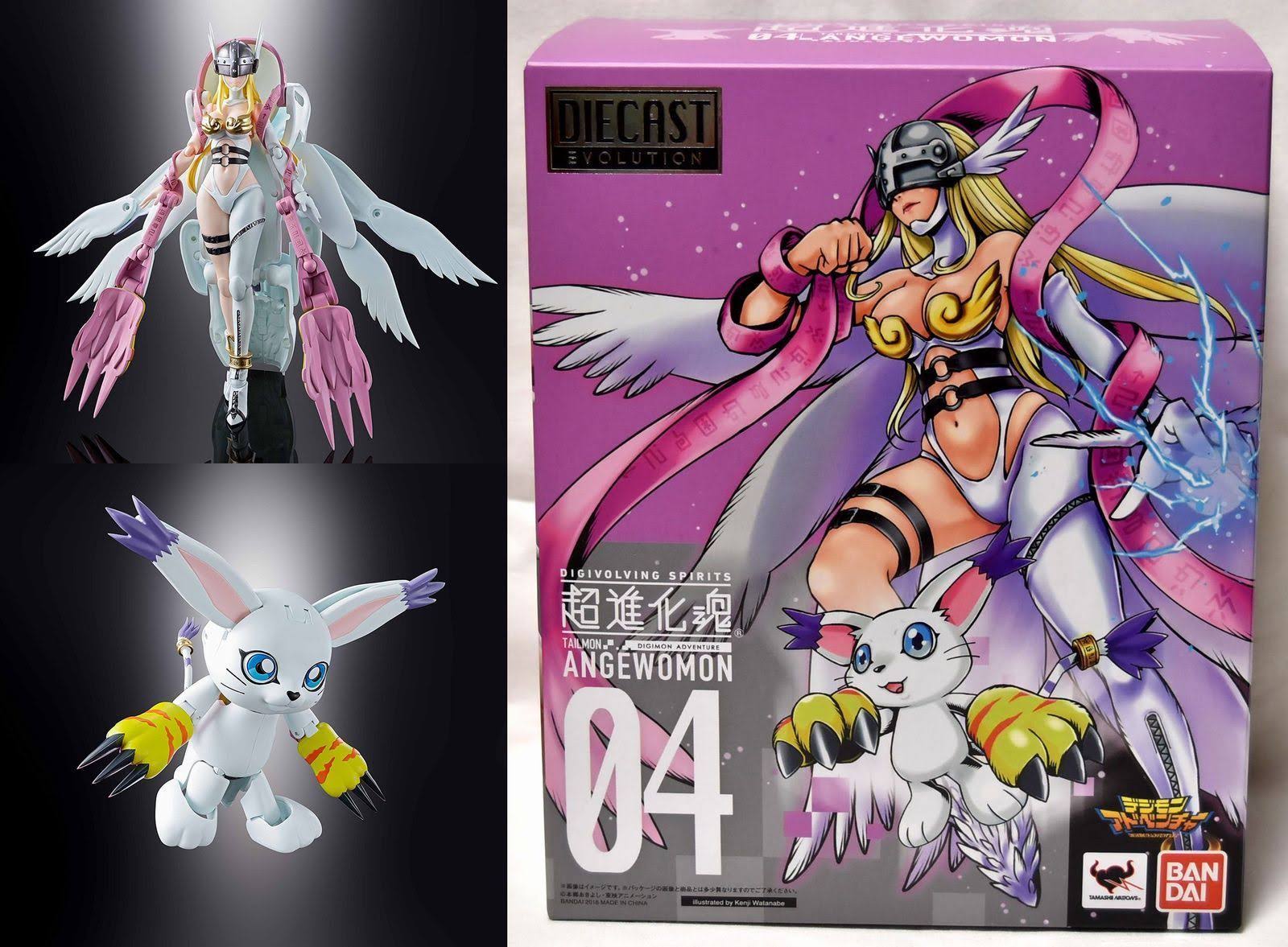 Digimon: 04 Angewomon Digivolving Spirits Action Figure