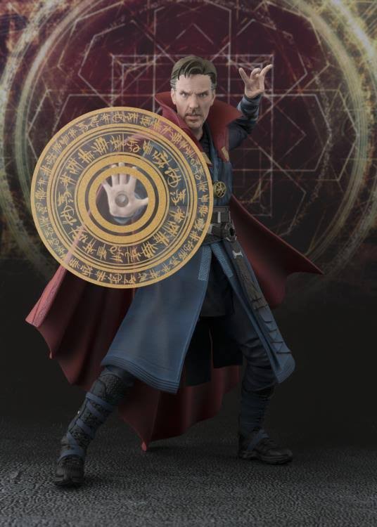 Doctor Strange S.H. Figuarts Action Figure Doctor Strange & Burning Flame Set 15 cm