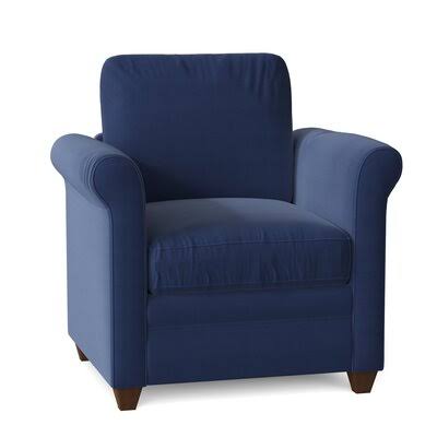 Allensby 35x22 Wide Armchair Birch Lane Body Fabric: Spinnsol Navy