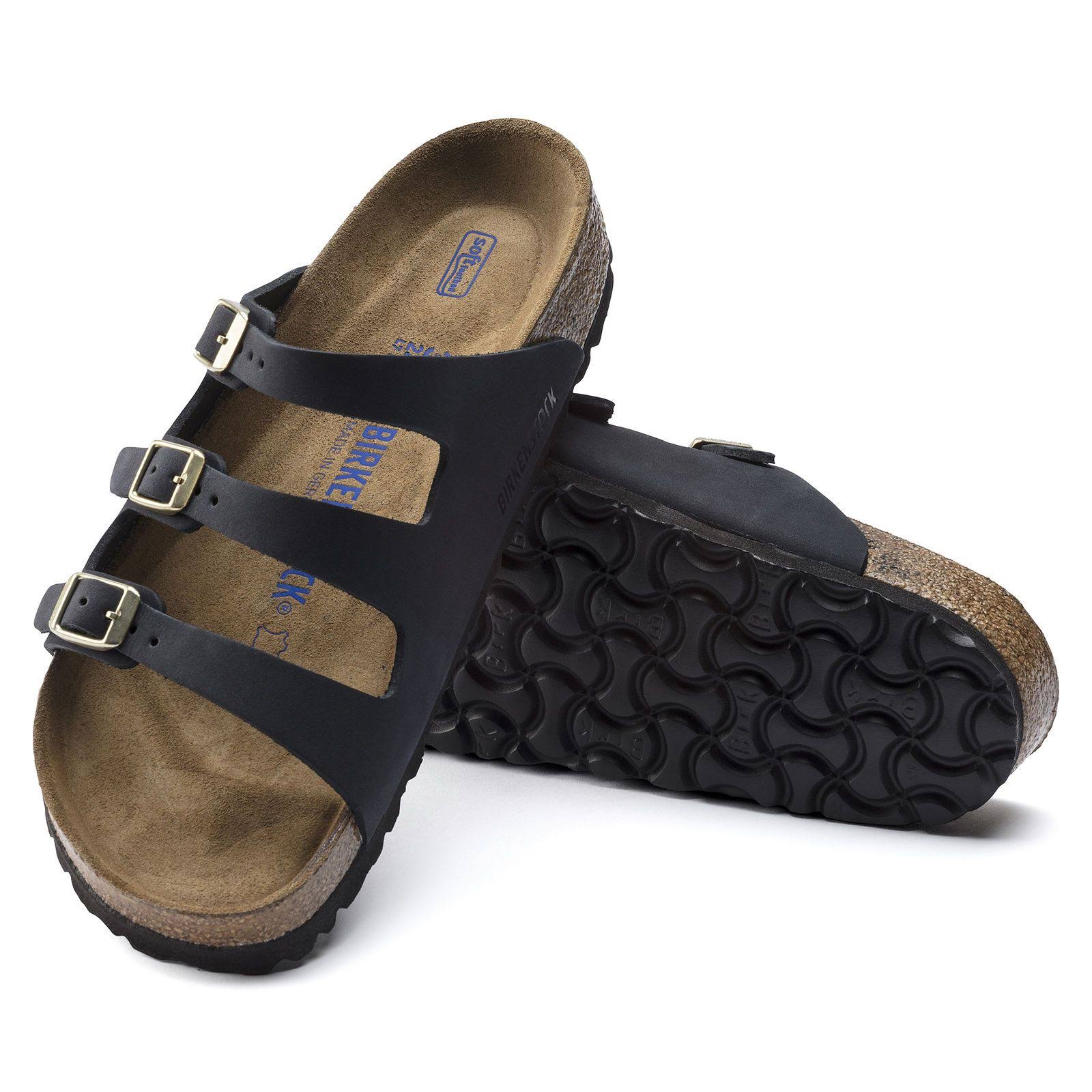 Birkenstock Women's Florida Soft Footbed Oiled Leather Sandals