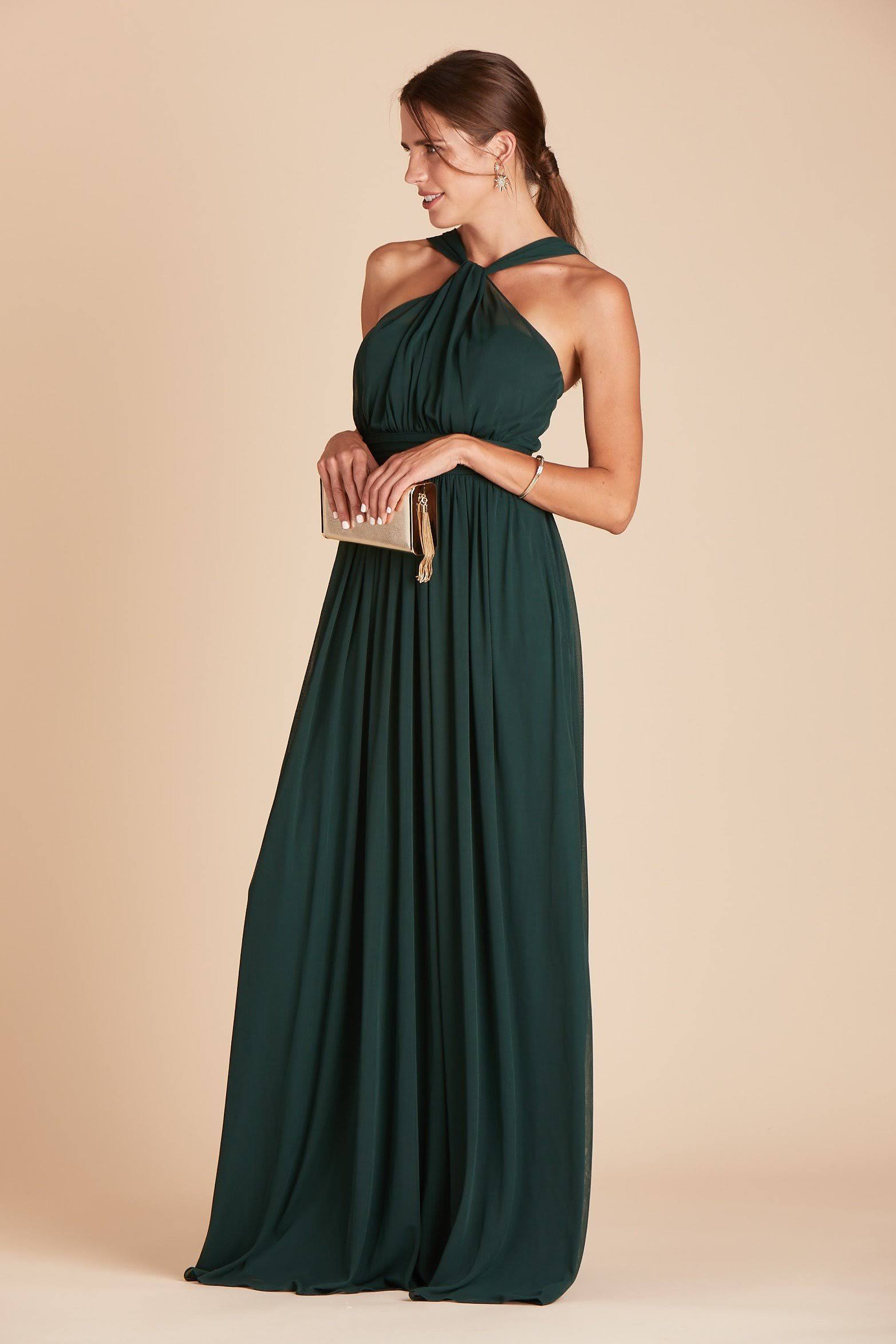 Birdy Grey Kiko Bridesmaid Dress in Emerald XXL / Emerald