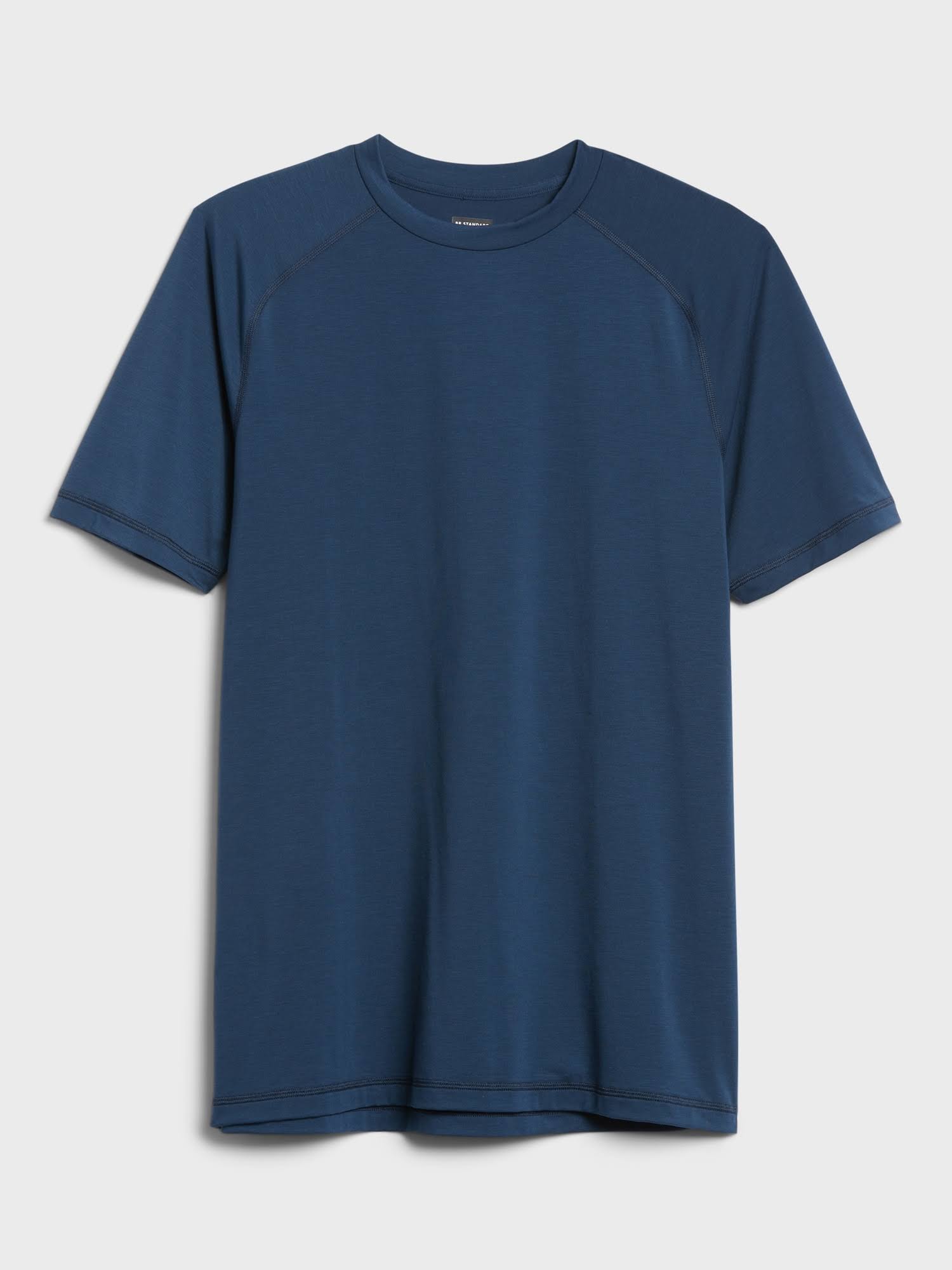 Banana Republic Men's BR Sport Train Performance T-Shirt Ocean Sky Size M