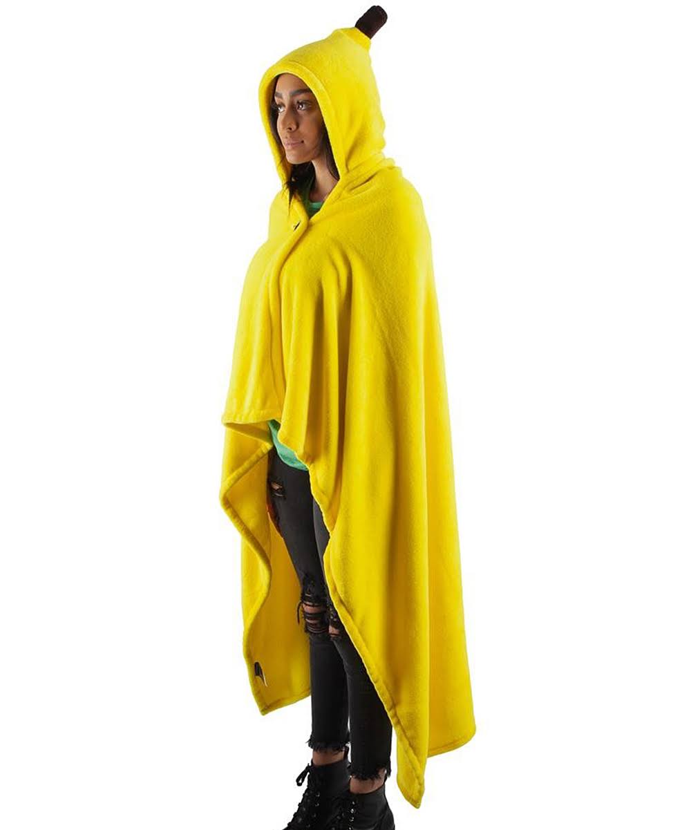 Bananya Blanket Hooded Banana Fleece Throw New bz6gyhcru