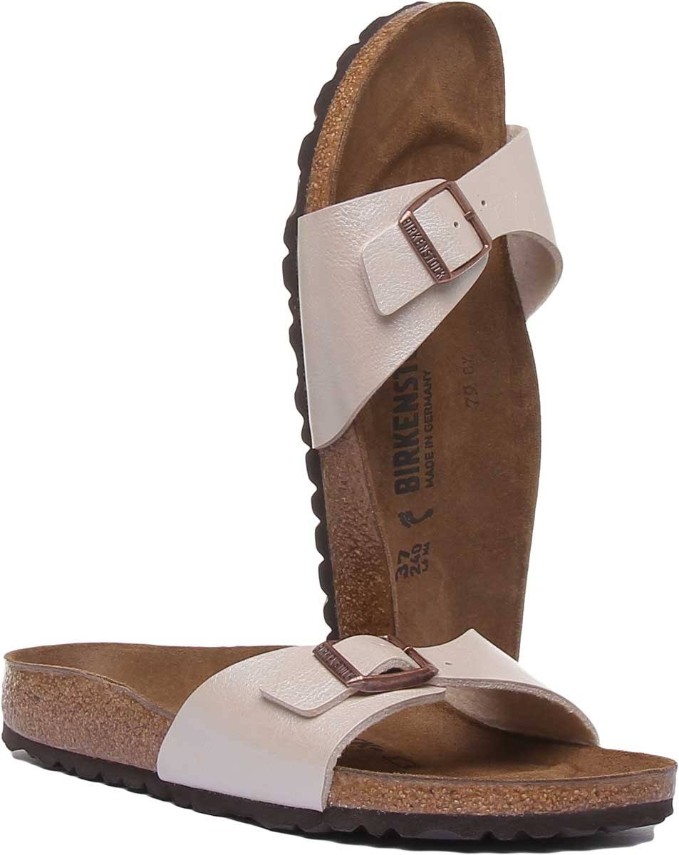 Birkenstock Women's Madrid Sandals Graceful Pearl White
