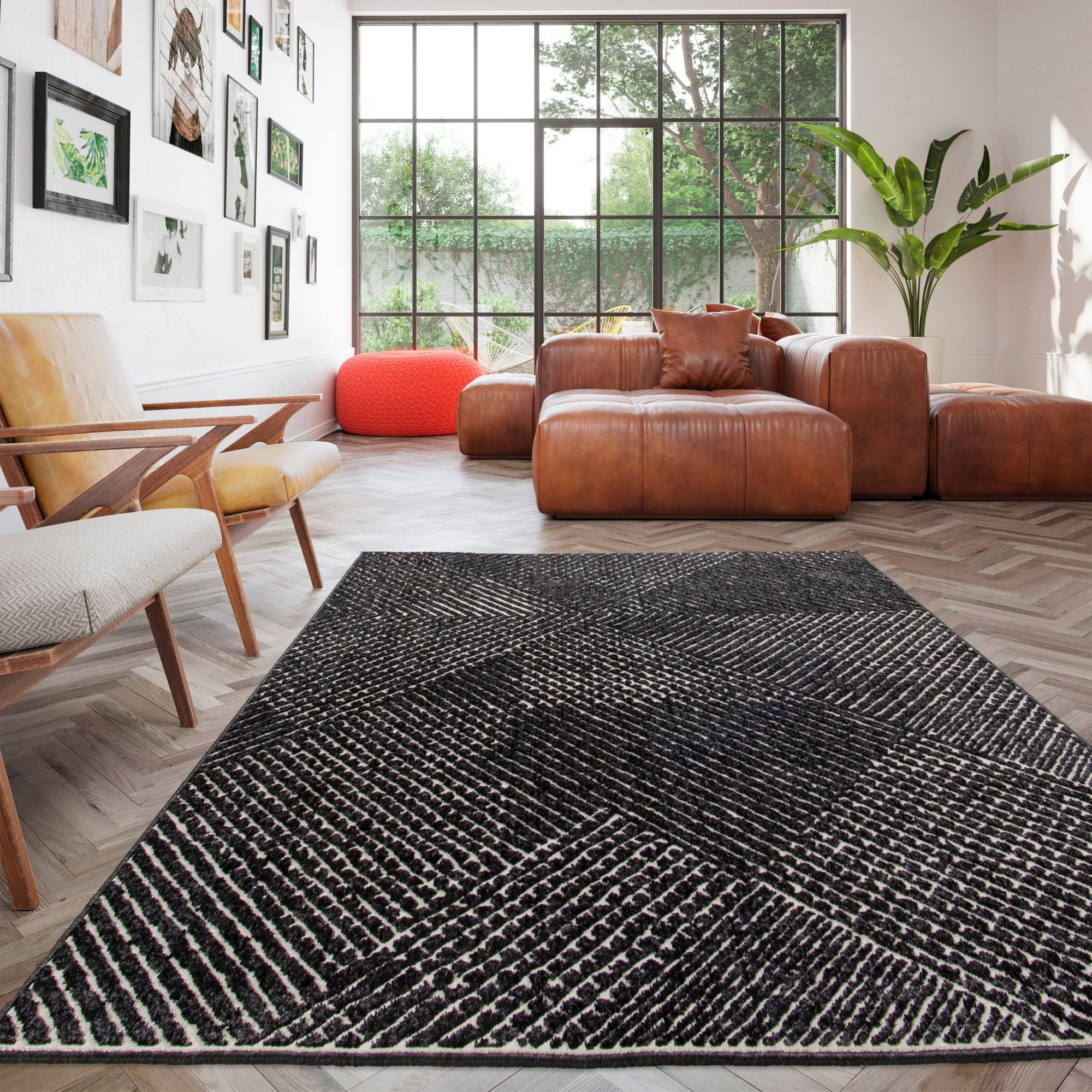 BALTA Whitaker Grey 8 ft. x 10 ft. Abstract Area Rug