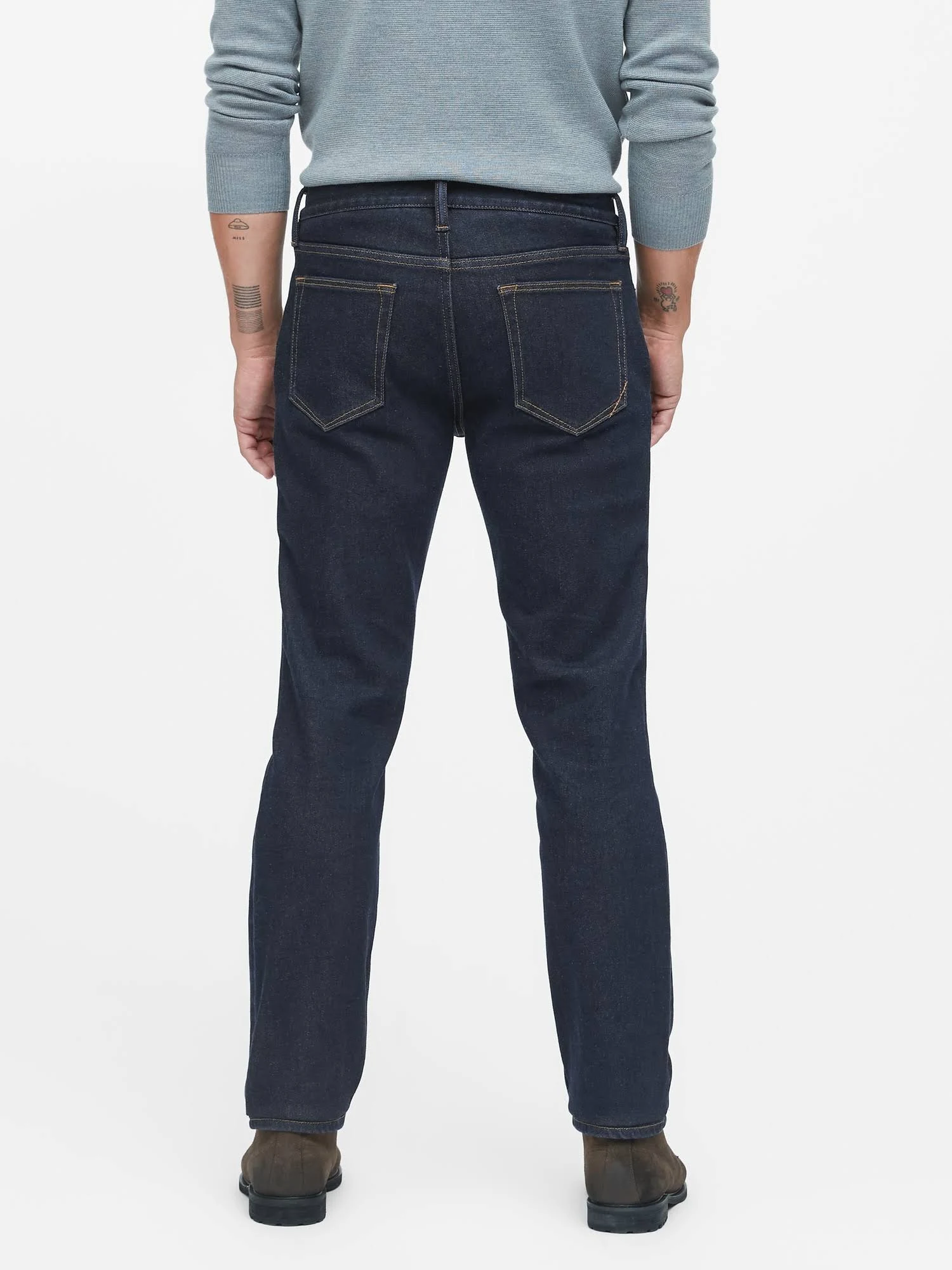 Banana Republic Men's Straight Legacy Jean Rinse Dark Wash Size 30W 30L