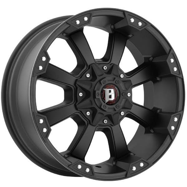 2011 Sierra Ballistic Morax Flat Black 6-Lug Wheel - 20x9 GMC 1500