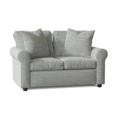 Wolsingham 60x22 Rolled Arm Loveseat with Reversible Cushions Birch Lane Body Fabric: Conversation Capri