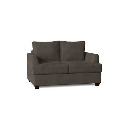63x22 Pillow Top Arm Loveseat Birch Lane Body Fabric: Tina Charcoal