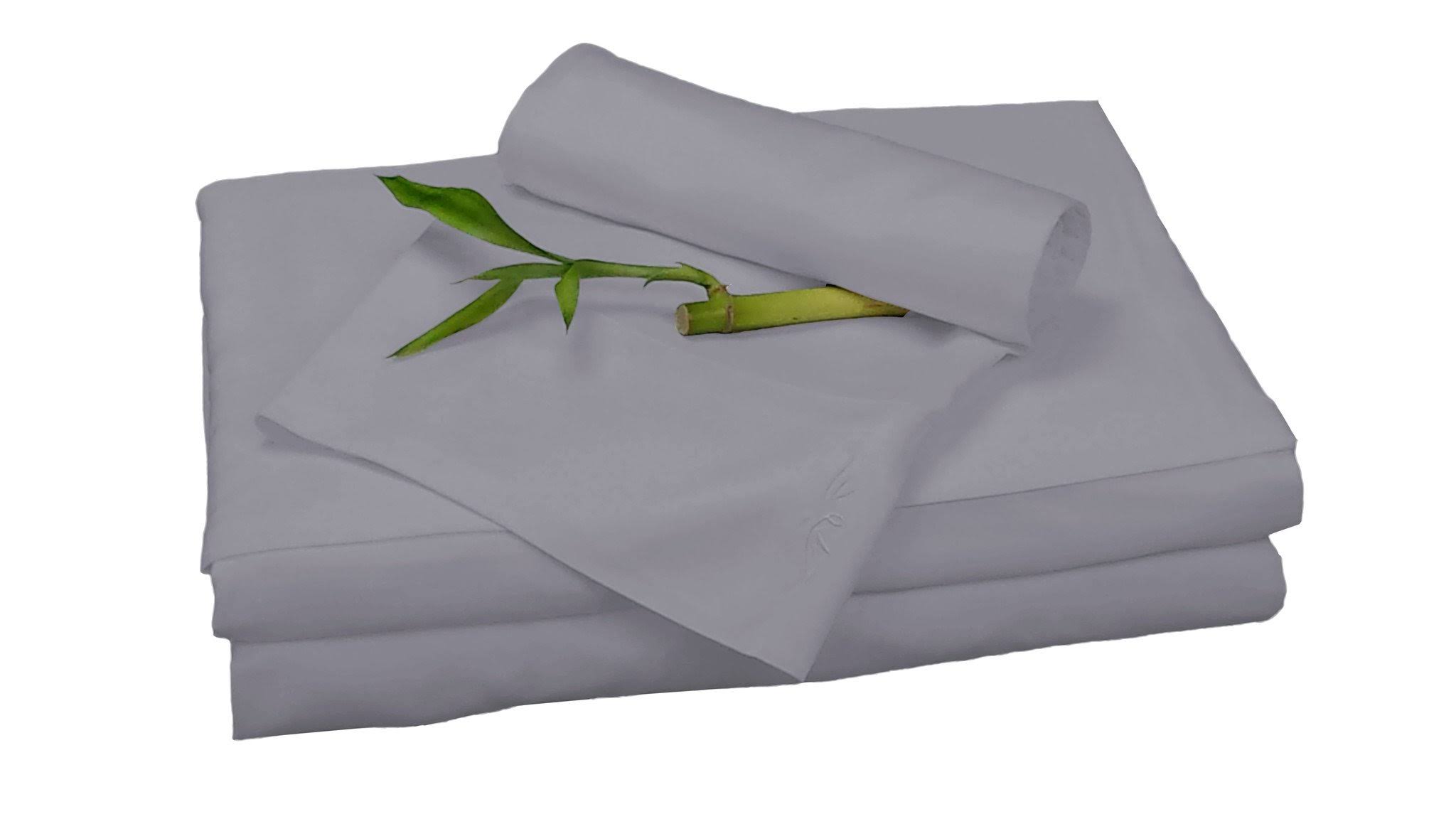 BedVoyage Bamboo Rayon Sheet Set - Queen - Platinum