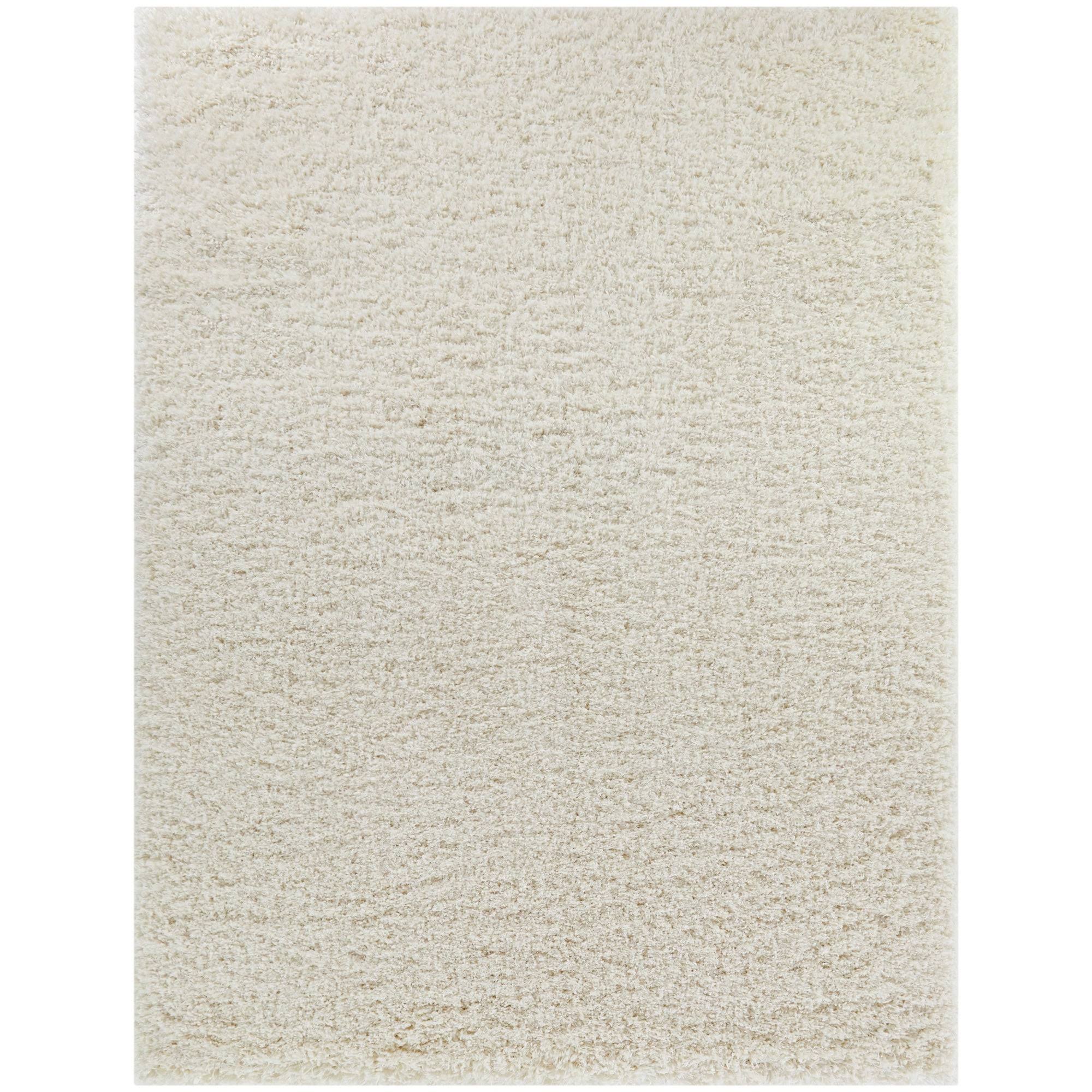Trevail Shag Area Rug - 2& x 7&5x22 Runner - Cream