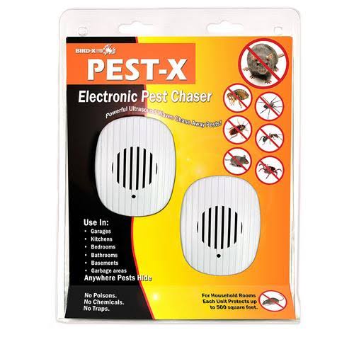 Bird-X, PX-110-2, Pest-X Plug-In Electronic Ultrasonic Repeller, 110V
