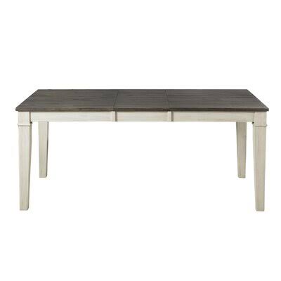 Ridgley Extendable Solid Wood Dining Table Gracie Oaks Color: Distressed Gray